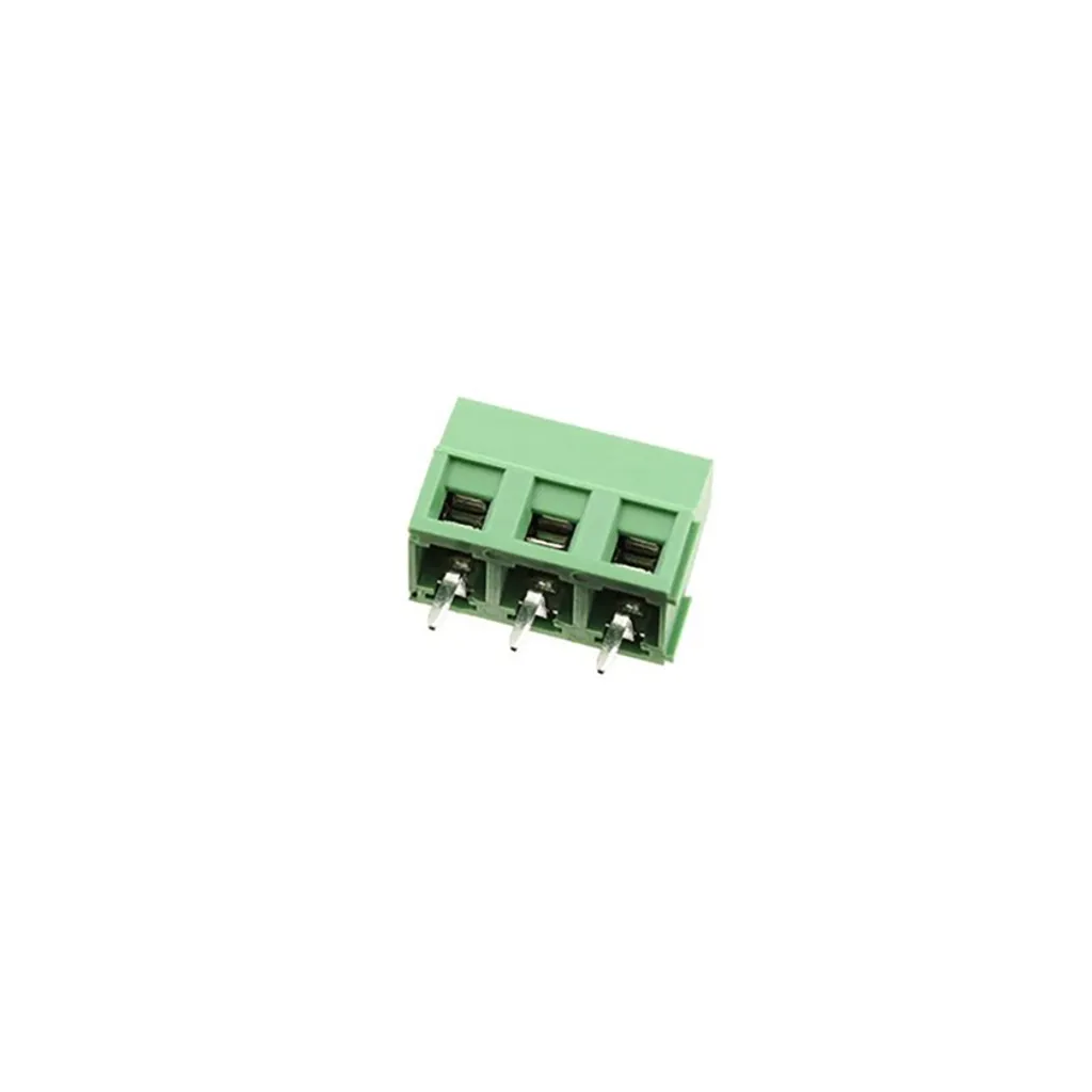 خرید ترمینال پیچی 3 پین KF127 صاف از خزر الکترونیک - انواع ترمینال و کانکتور