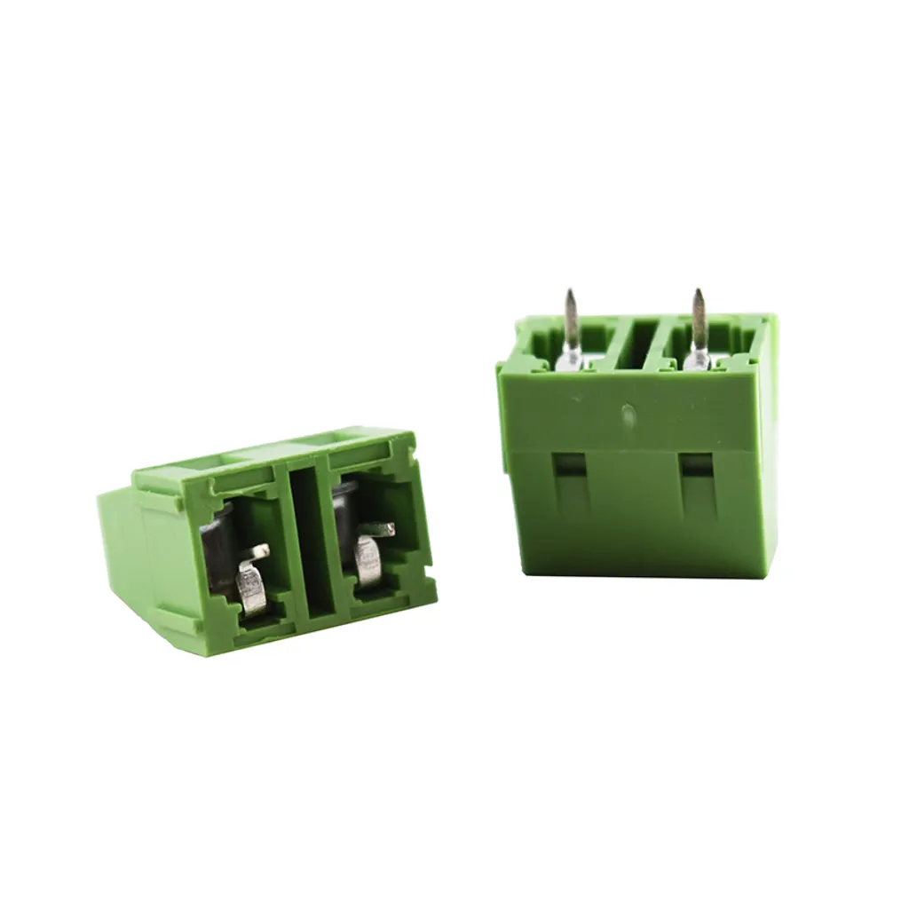 خرید ترمینال پیچی 2 پین KF128 صاف از خزر الکترونیک - انواع ترمینال و کانکتور