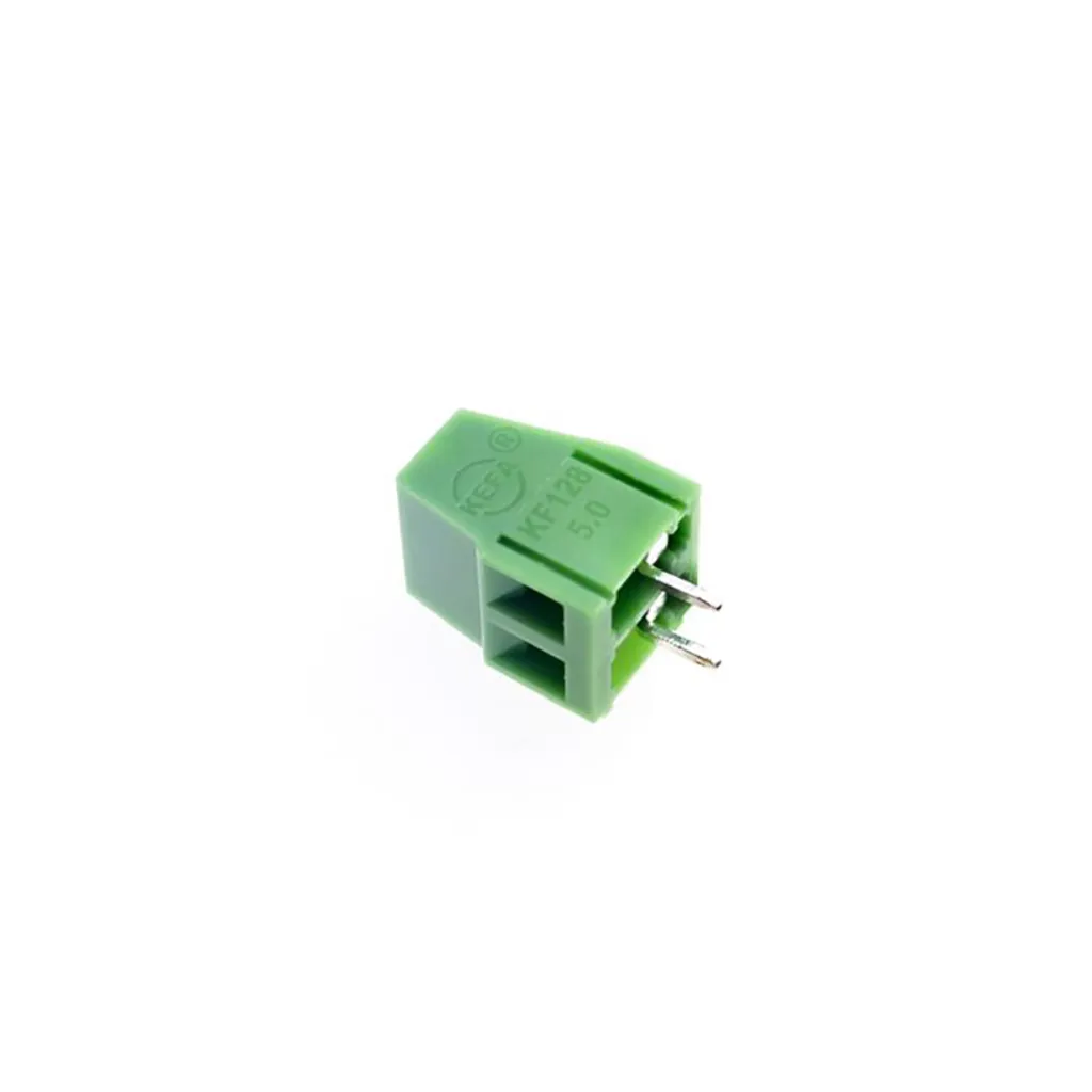 خرید ترمینال پیچی 2 پین KF128 صاف از خزر الکترونیک - انواع ترمینال و کانکتور