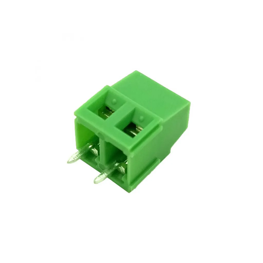 خرید ترمینال پیچی 2 پین KF128 صاف از خزر الکترونیک - انواع ترمینال و کانکتور