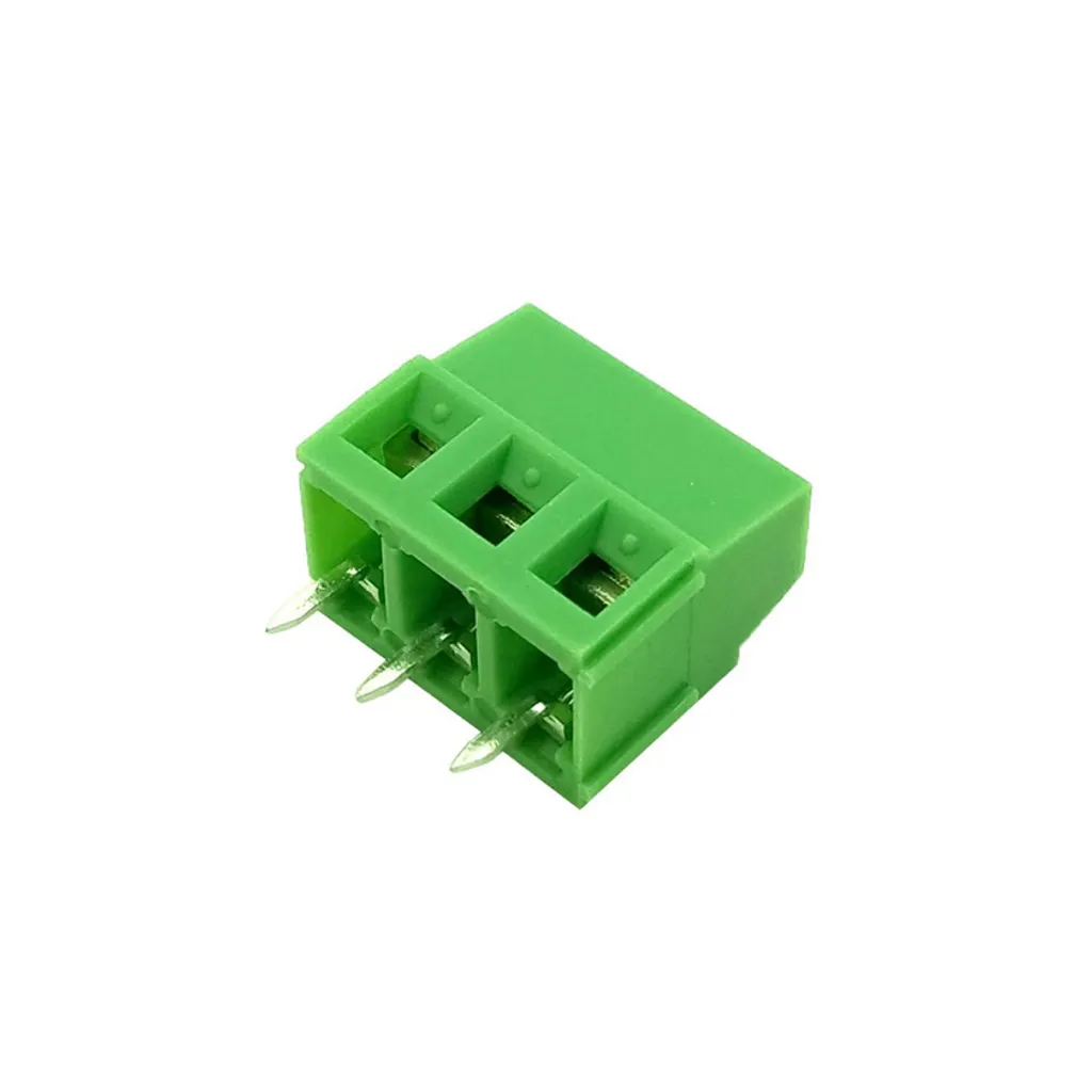 خرید ترمینال پیچی 3 پین KF128 صاف از خزر الکترونیک - انواع ترمینال و کانکتور