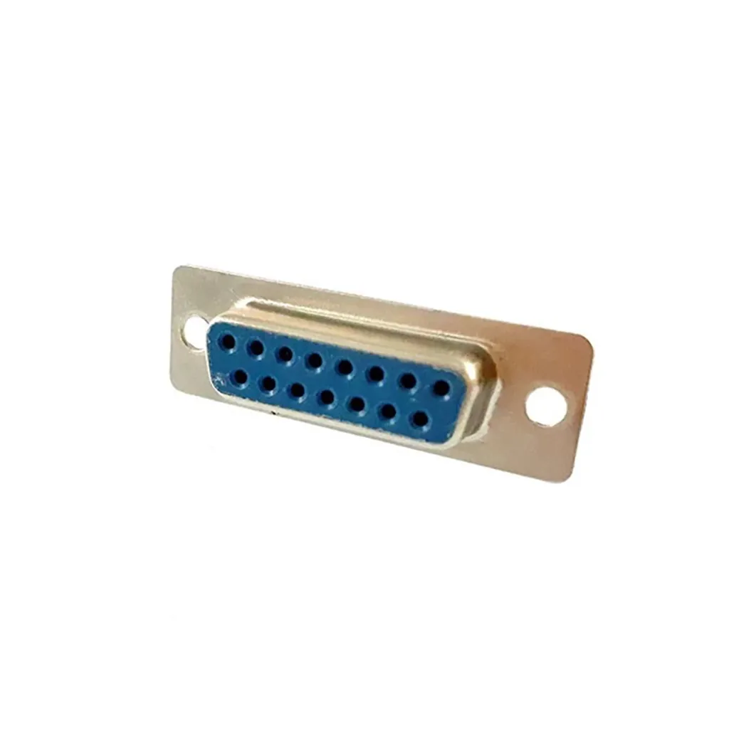 خرید کانکتور D-SUB DB15 لحیمی کابل خور نری صاف و مادگی صاف