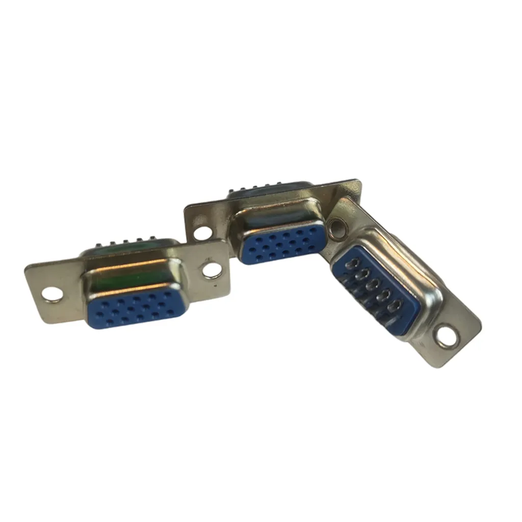 خرید کانکتور D-SUB DB-VGA15 لحیمی کابل خور نری صاف و مادگی صاف