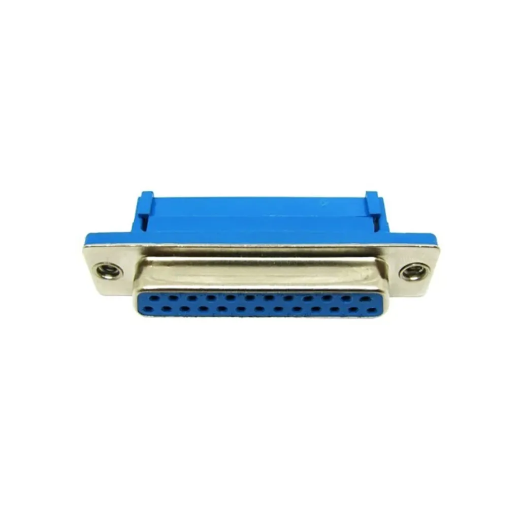 خرید کانکتور D-SUB DB25 فلت خور نری صاف و مادگی صاف