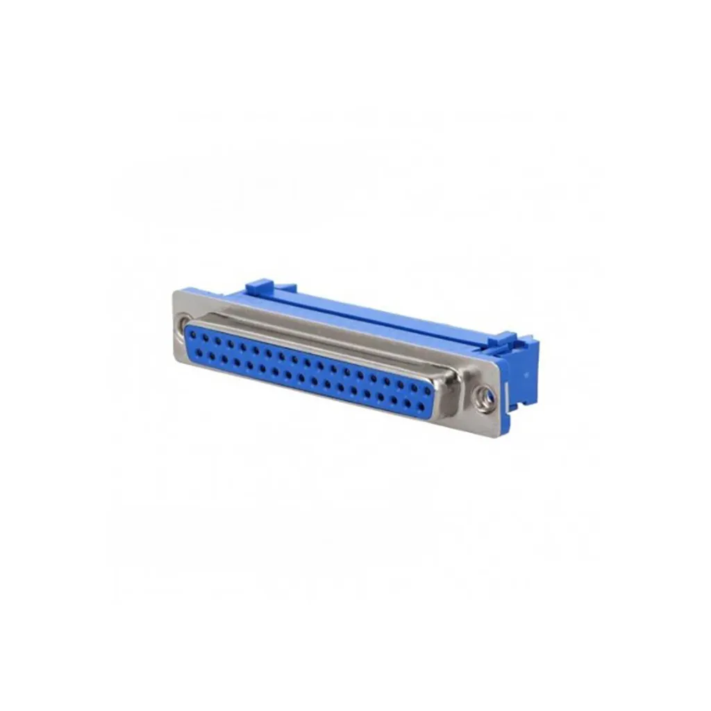 خرید کانکتور D-SUB DB37 فلت خور نری صاف و مادگی صاف