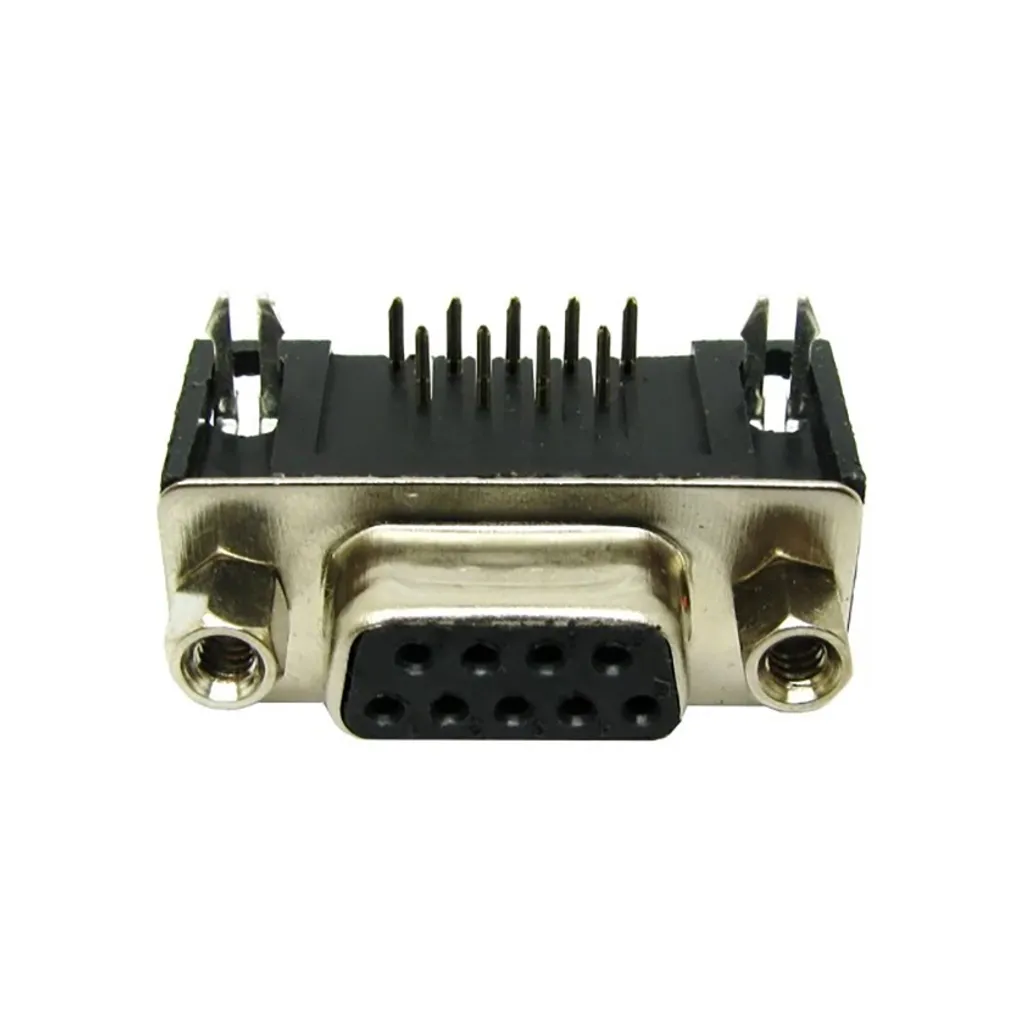 خرید کانکتور D-SUB DB9 رایت انگل نری و مادگی
