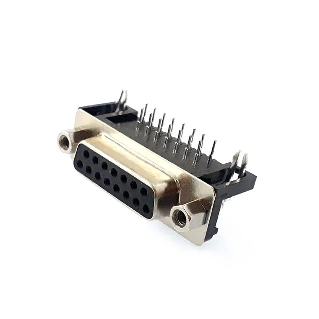 خرید کانکتور D-SUB DB15 رایت انگل نری و مادگی