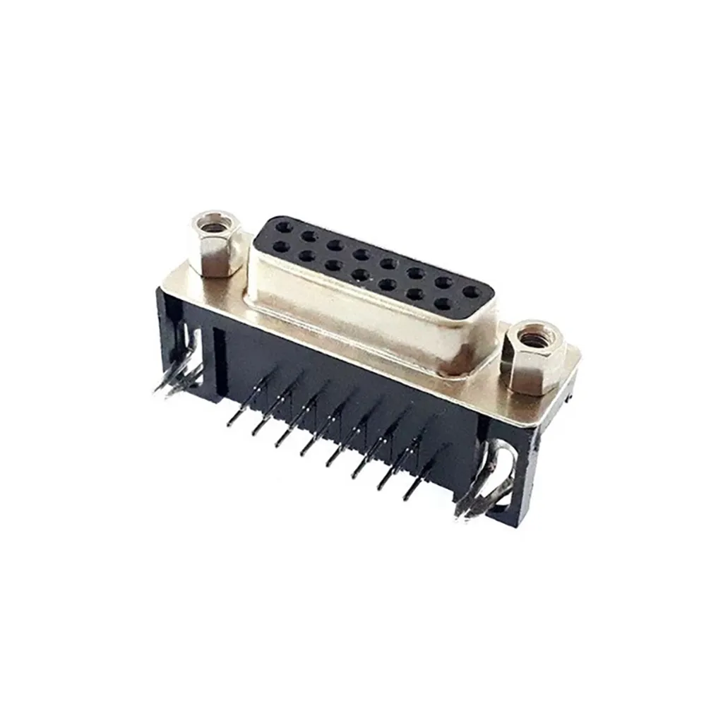 خرید کانکتور D-SUB DB15 رایت انگل نری و مادگی