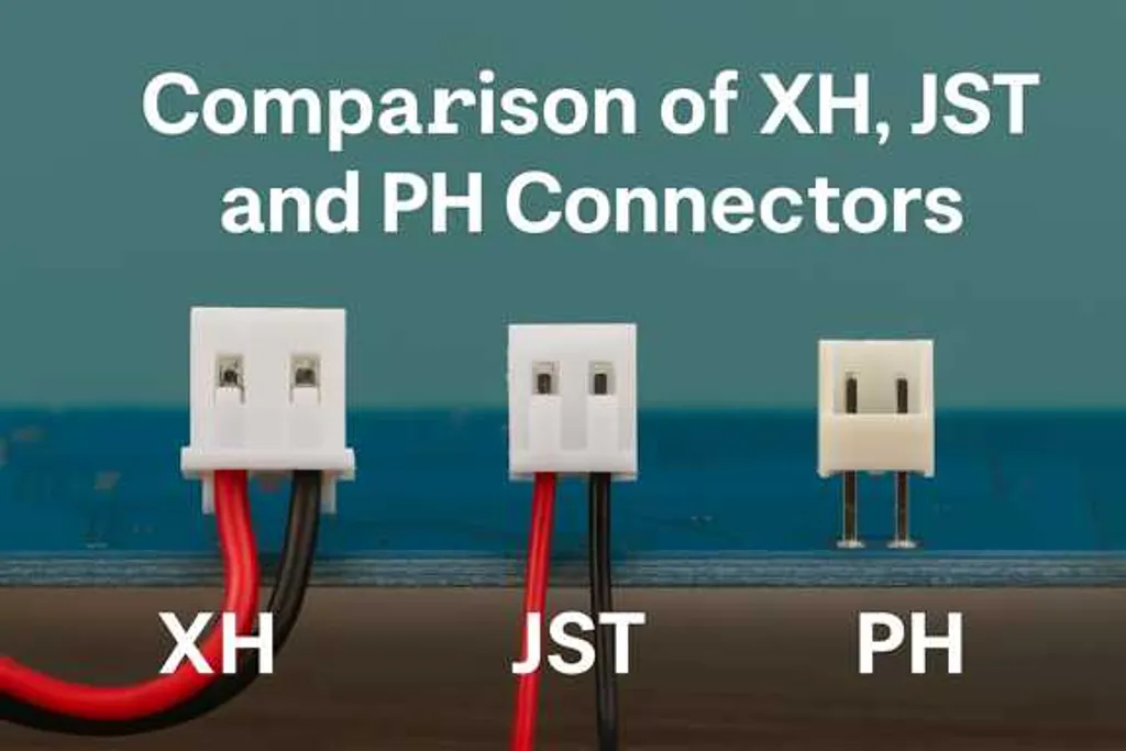 مقایسه کانکتور XH، JST و PH؛ تفاوتها، کاربردها و راهنمای انتخاب